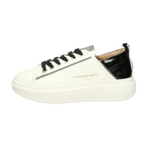 Lage Top Sneakers Alexander Smith , White , Dames