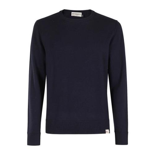 Wollen Sweatshirt Snit Stijl Roy Roger's , Blue , Heren