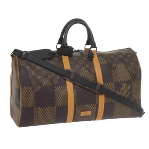 Pre-owned Canvas louis-vuitton-bags Louis Vuitton Vintage , Brown , Da...