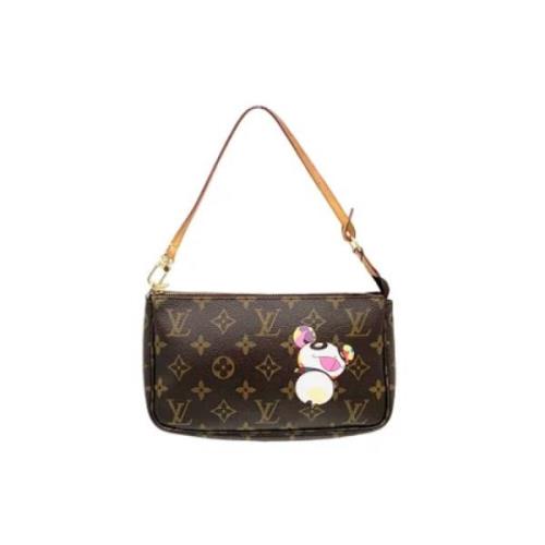 Pre-owned Leather louis-vuitton-bags Louis Vuitton Vintage , Brown , D...