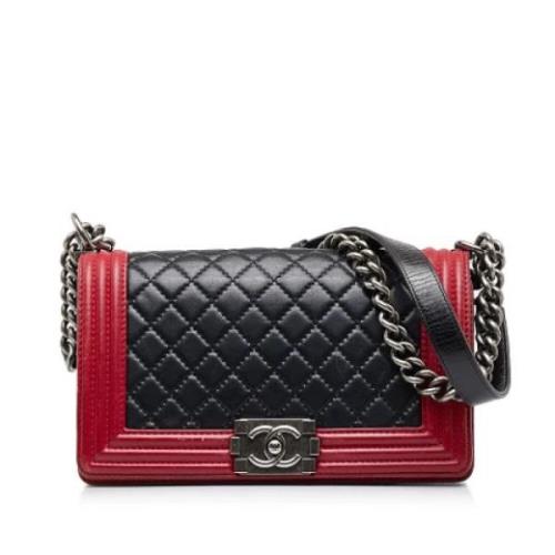 Pre-owned Leather crossbody-bags Chanel Vintage , Black , Dames