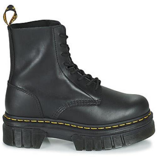 Audrick 8 Nappa Zwarte Enkellaarzen Dr. Martens , Black , Dames