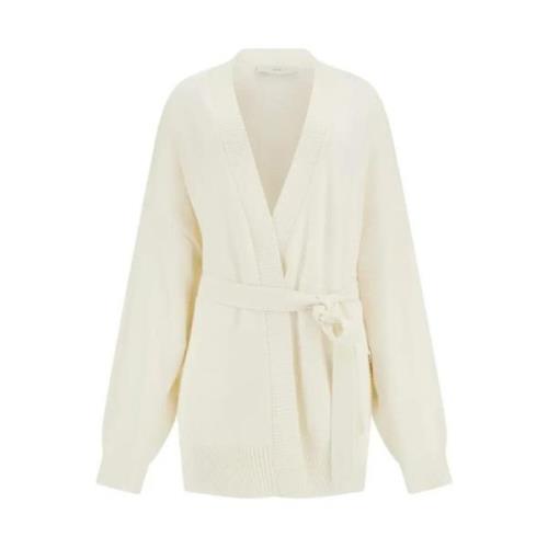 Wit Crème Cardigan Sweater Set Guess , Beige , Dames