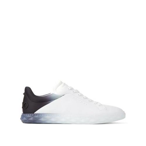 Diamondlight Sneakers in Wit en Zwart Jimmy Choo , White , Heren