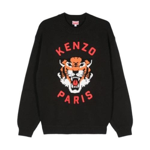 Stijlvolle Heren Gebreide Kleding Collectie Kenzo , Black , Heren