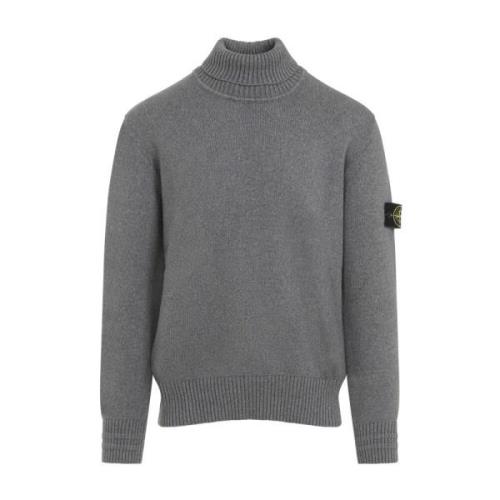 Grijze Sweater voor Mannen Aw24 Stone Island , Gray , Heren