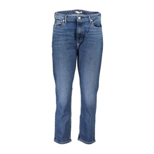 Slim Cigarette Gewassen Effect Jeans Tommy Hilfiger , Blue , Dames