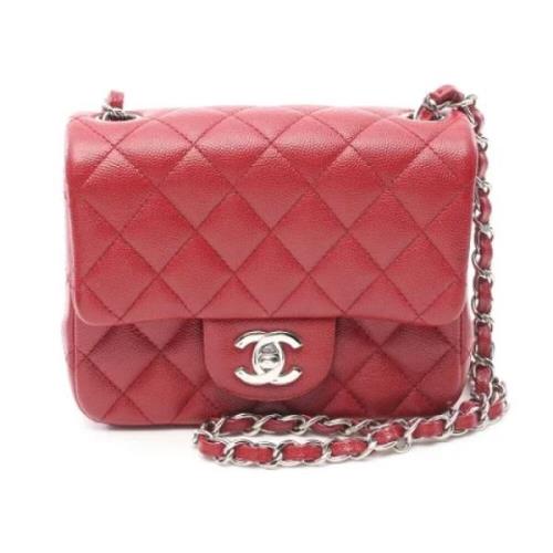 Pre-owned Fabric chanel-bags Chanel Vintage , Red , Dames