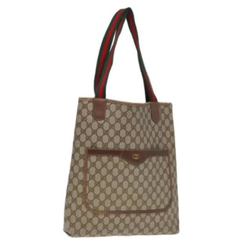 Pre-owned Leather gucci-bags Gucci Vintage , Brown , Dames