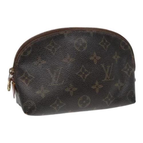 Pre-owned Canvas pouches Louis Vuitton Vintage , Brown , Dames