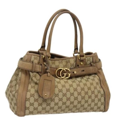 Pre-owned Canvas gucci-bags Gucci Vintage , Brown , Dames