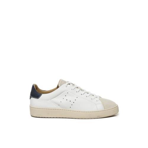 Herensneakers met leren inzetstukken Hogan , White , Heren