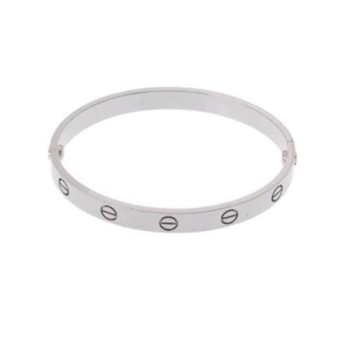 Pre-owned White Gold bracelets Cartier Vintage , Gray , Dames