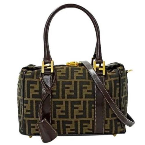 Pre-owned Nylon fendi-bags Fendi Vintage , Brown , Dames