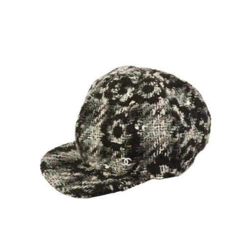 Pre-owned Fabric hats Chanel Vintage , Black , Dames