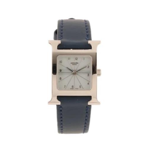 Pre-owned Metal watches Hermès Vintage , Gray , Dames