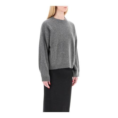 Zachte Wol Yak Blend Pullover Sweater Loulou Studio , Gray , Dames