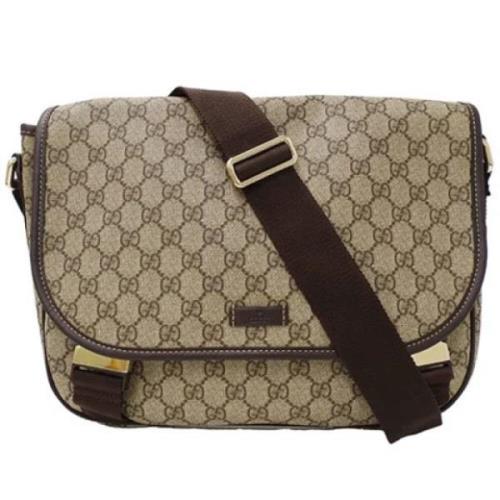 Pre-owned Plastic gucci-bags Gucci Vintage , Brown , Dames