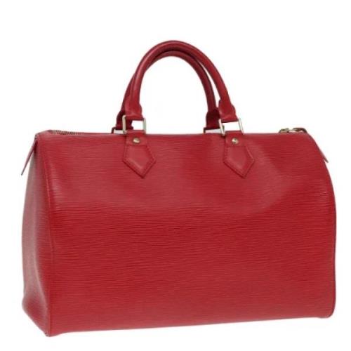 Pre-owned Leather louis-vuitton-bags Louis Vuitton Vintage , Red , Dam...