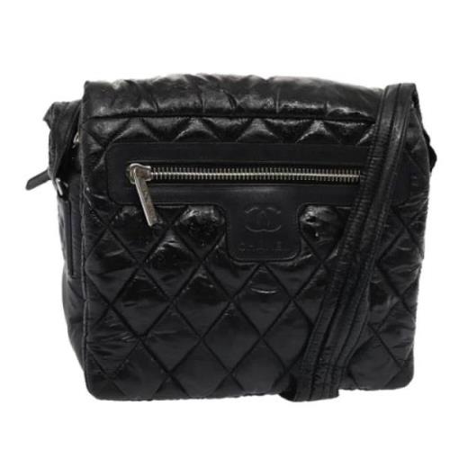 Pre-owned Canvas chanel-bags Chanel Vintage , Black , Dames