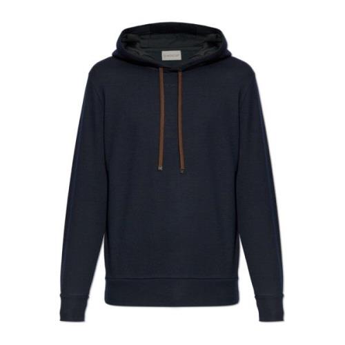 Hoodie Moncler , Blue , Heren