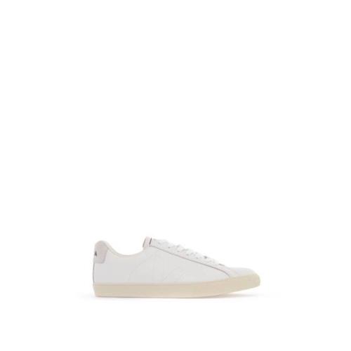 Geperforeerde Leren Sneaker Veja , White , Heren