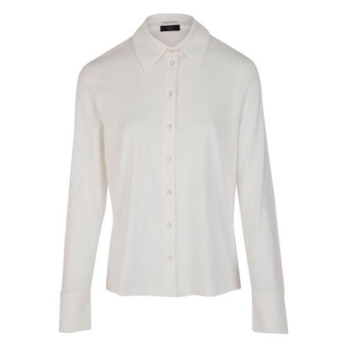 Stijlvolle Blouses voor Vrouwen Marc Cain , White , Dames