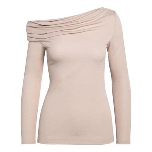 Top met boothals in trendy stijl Givenchy , Pink , Dames