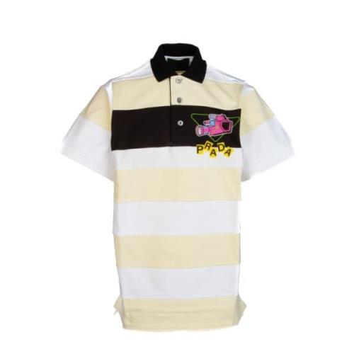 Klassieke Polo Shirt voor Mannen Prada , Multicolor , Heren