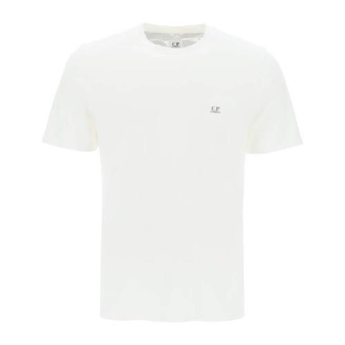 Grafische Print Goggle T-shirt C.p. Company , White , Heren