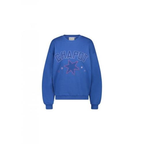 Terry Sport Heart Sweater Fabienne Chapot , Blue , Dames