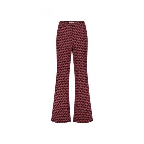 Puck Trousers Fabienne Chapot , Red , Dames