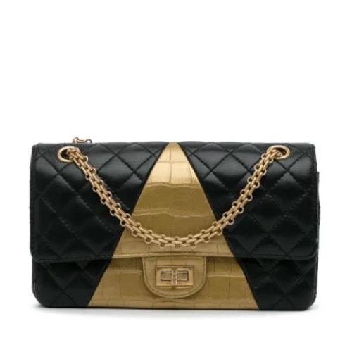 Pre-owned Leather chanel-bags Chanel Vintage , Black , Dames