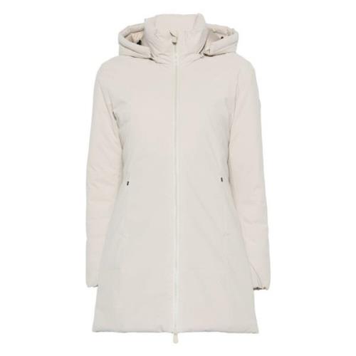 Raquel Hooded Parka Jas Save The Duck , Beige , Dames