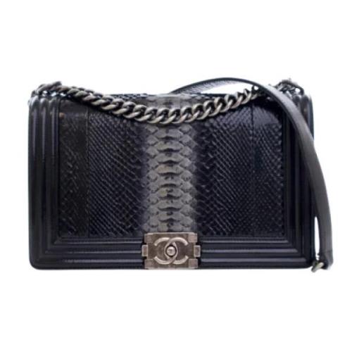 Pre-owned Leather chanel-bags Chanel Vintage , Black , Dames