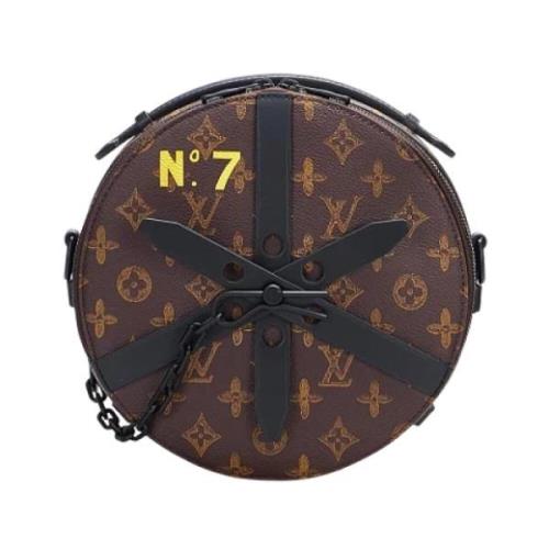 Pre-owned Canvas clutches Louis Vuitton Vintage , Brown , Dames