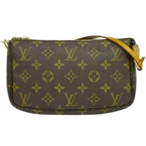 Pre-owned Canvas louis-vuitton-bags Louis Vuitton Vintage , Brown , Da...