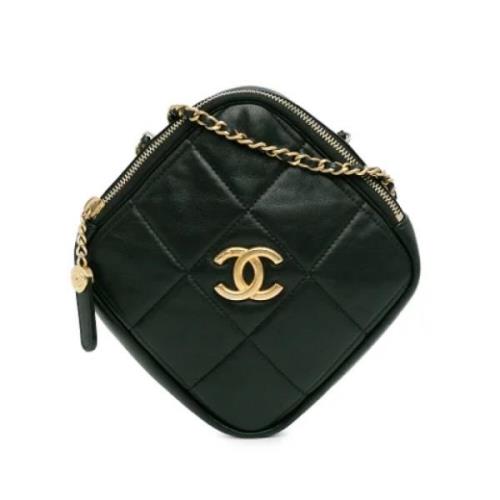 Pre-owned Leather crossbody-bags Chanel Vintage , Black , Dames