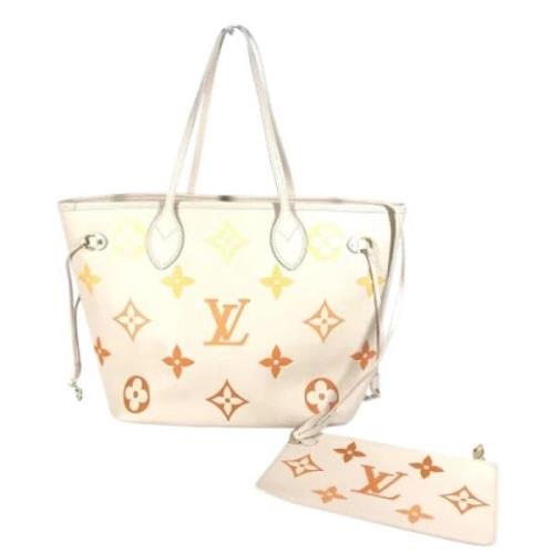 Pre-owned Fabric louis-vuitton-bags Louis Vuitton Vintage , Beige , Da...