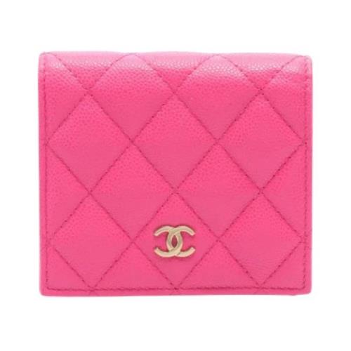 Pre-owned Fabric wallets Chanel Vintage , Pink , Dames