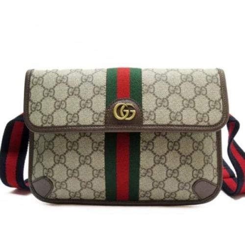 Pre-owned Plastic gucci-bags Gucci Vintage , Beige , Dames