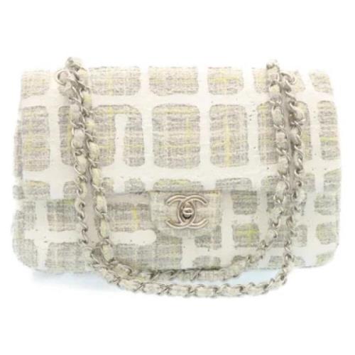 Pre-owned Fabric chanel-bags Chanel Vintage , Beige , Dames