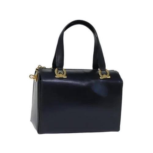 Pre-owned Leather handbags Salvatore Ferragamo Pre-owned , Blue , Dame...