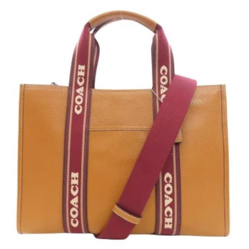 Pre-owned Leather totes Coach Pre-owned , Brown , Dames