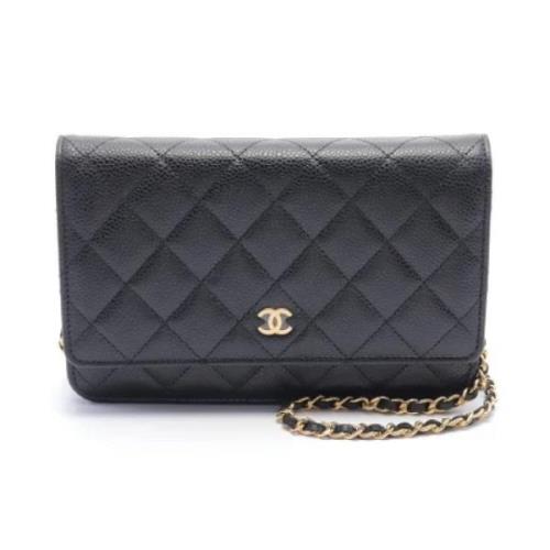 Pre-owned Fabric chanel-bags Chanel Vintage , Black , Dames