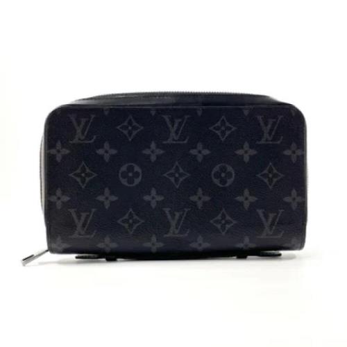 Pre-owned Fabric wallets Louis Vuitton Vintage , Black , Heren