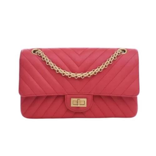 Pre-owned Leather chanel-bags Chanel Vintage , Pink , Dames