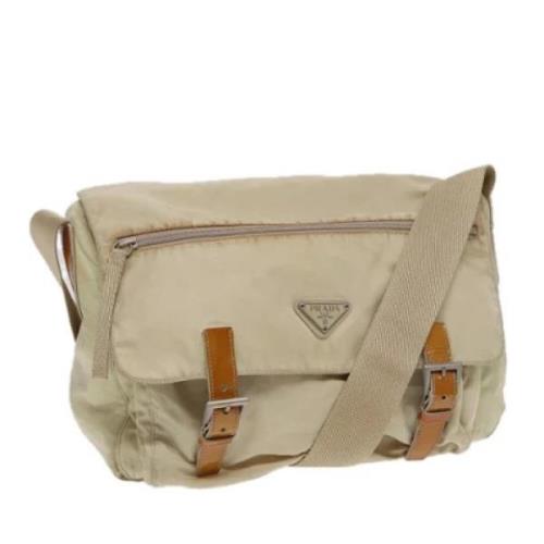 Pre-owned Nylon prada-bags Prada Vintage , Beige , Dames