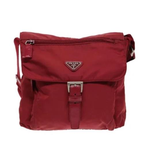 Pre-owned Fabric prada-bags Prada Vintage , Red , Dames