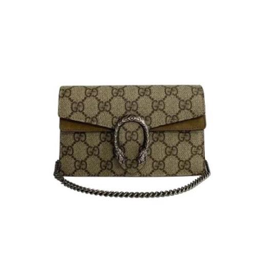 Pre-owned Leather gucci-bags Gucci Vintage , Brown , Dames